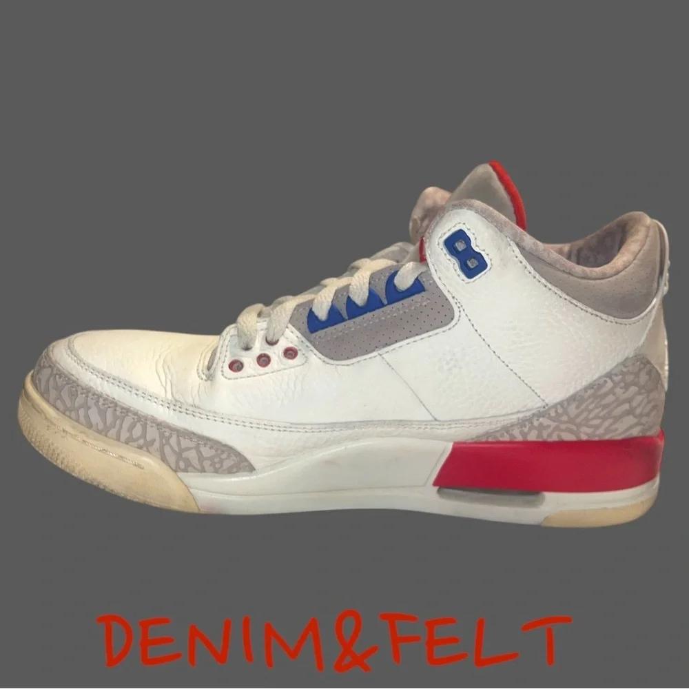 Jordan 3 Retro‎ International Flight | SAIL/SPORT ROYAL-LIGHT BONE-FIRE RED